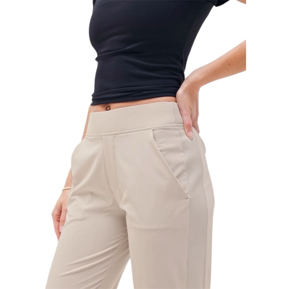 Athleta Brooklyn Beige Mid Rise Ankle Pant - Picture 4 of 4